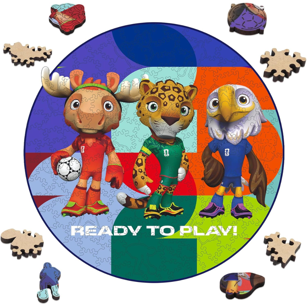 Official FIFA 2026 Wooden Jigsaw Puzzle Pack Of 200 Pieces