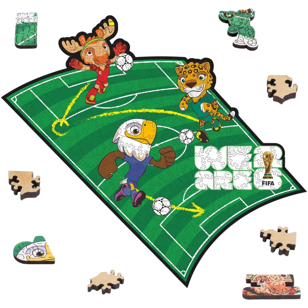 FIFA 2026 Wooden Puzzle Pack Of 200 Pieces For Family Fun