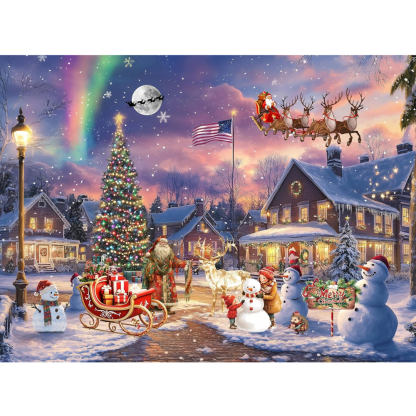 Christmas Castle 1000 Piece Jigsaw Puzzle