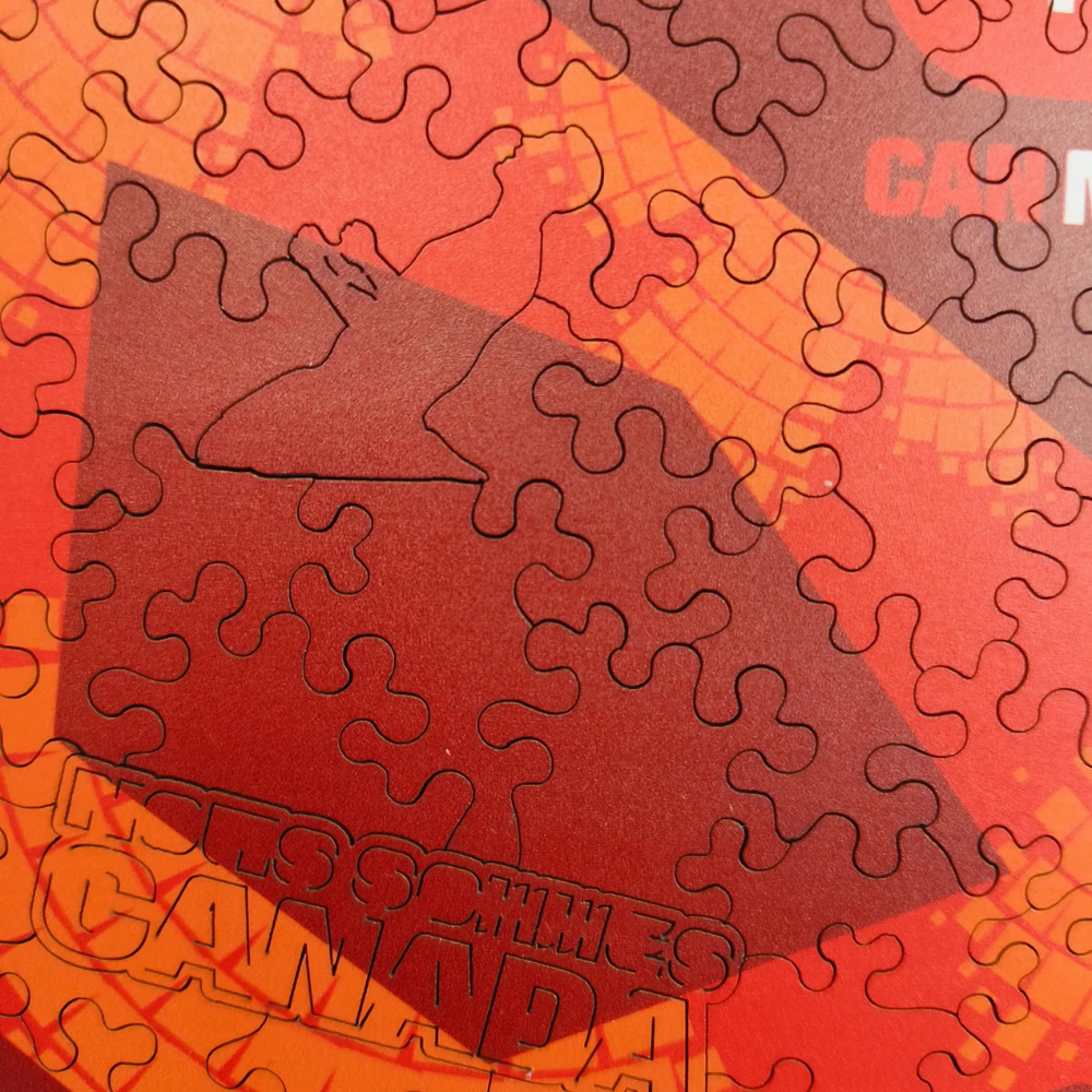 FIFA 2026 Canada City Theme Wooden Puzzle