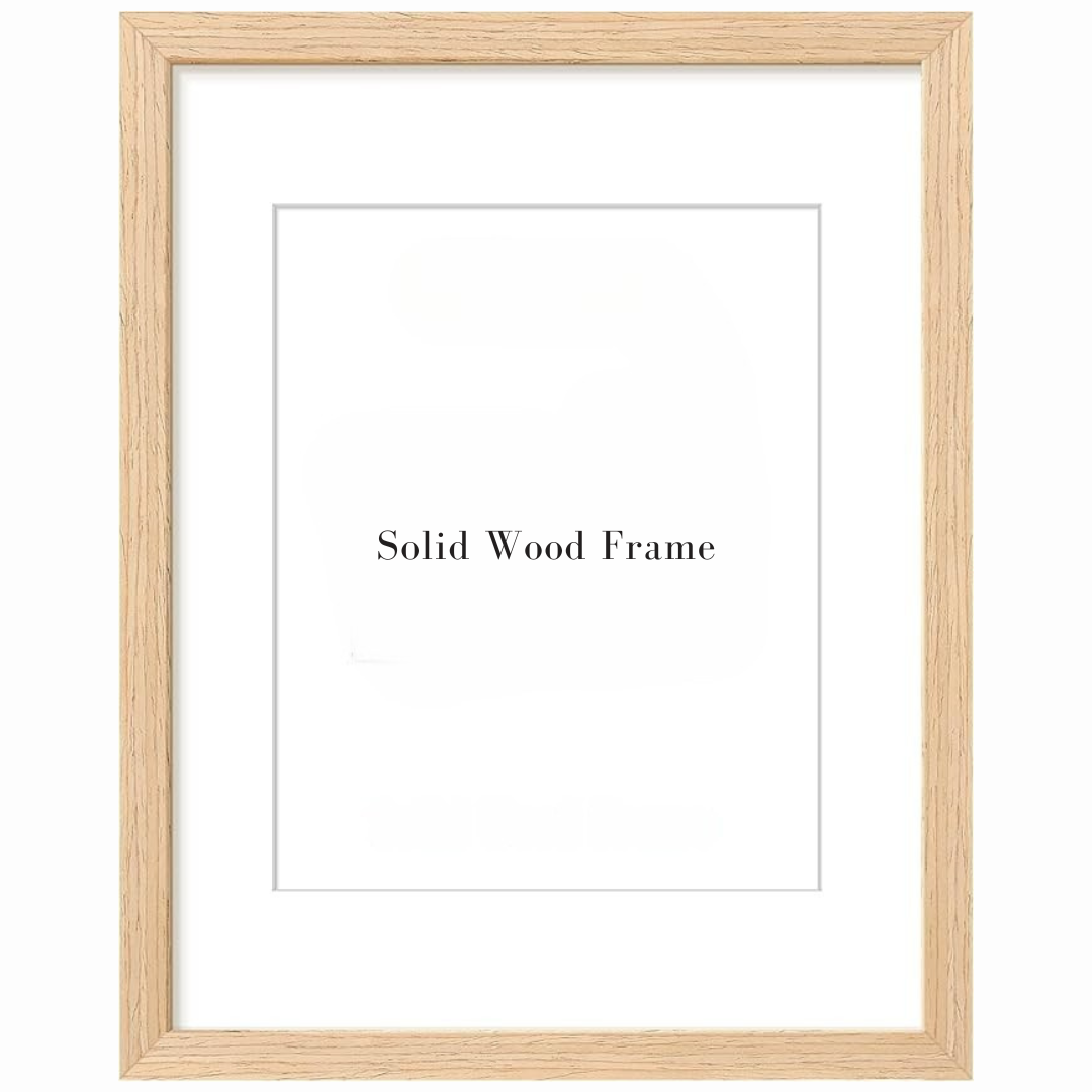 Natural Solid Wooden Picture Frame