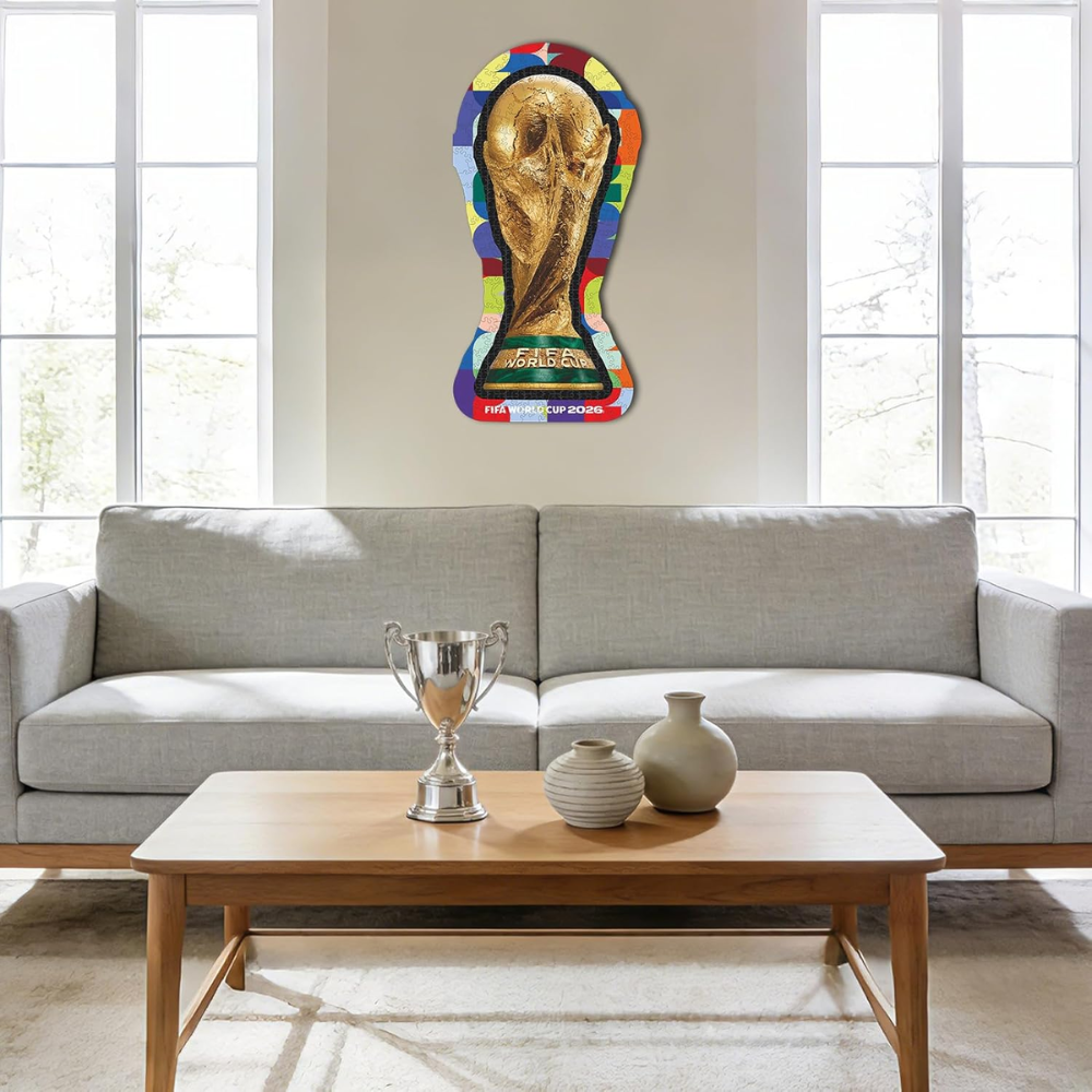 Pack Of 200 Fifa World Cup 2026 Trophy Wooden Creative Puzzles 