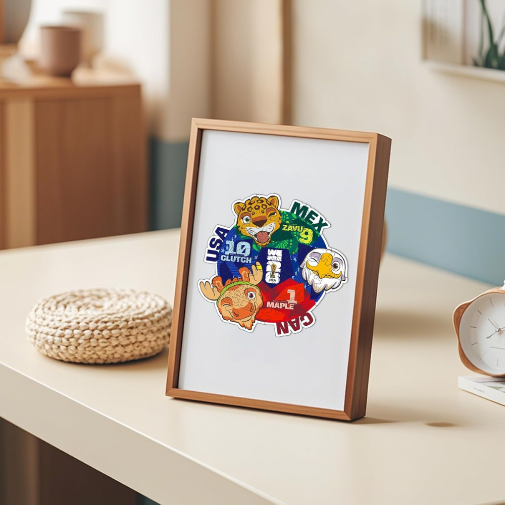 Official FIFA 2026 Wooden Puzzle For Football 200 Pieces Set