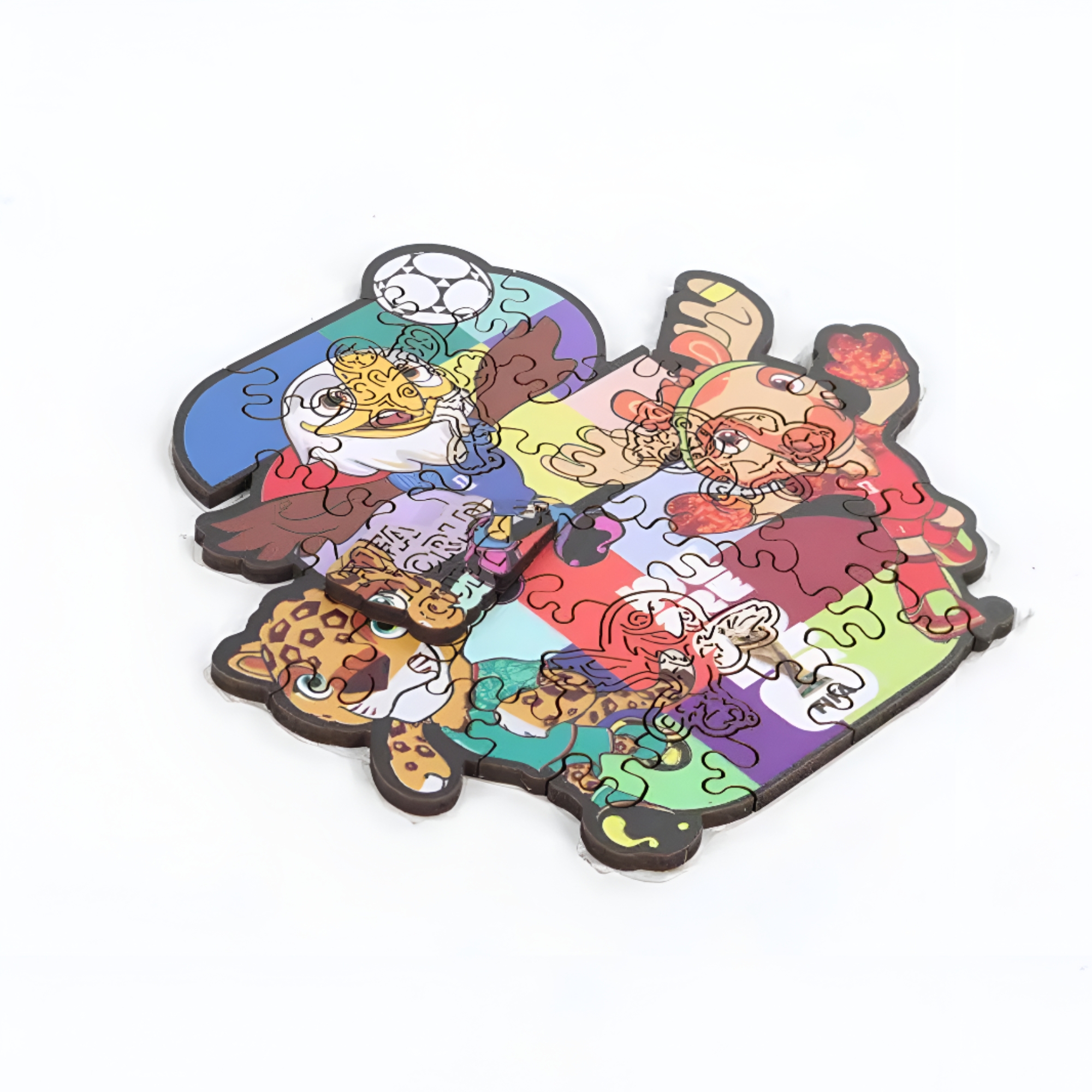 FIFA 2026 Mascot Wooden Jigsaw Puzzle 