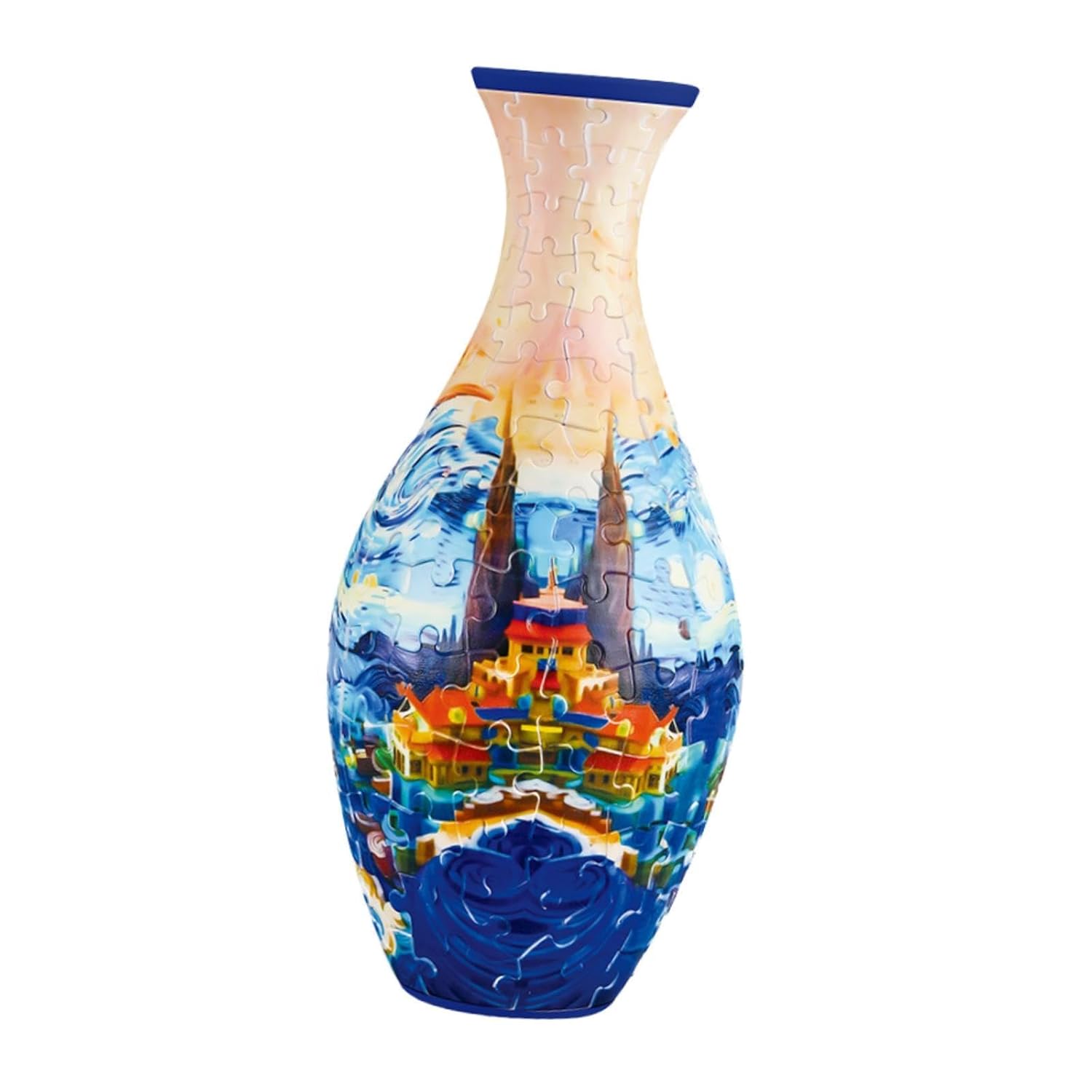 160 Pieces 3D Puzzles Vase DIY 4D Jigsaw Vase Puzzle