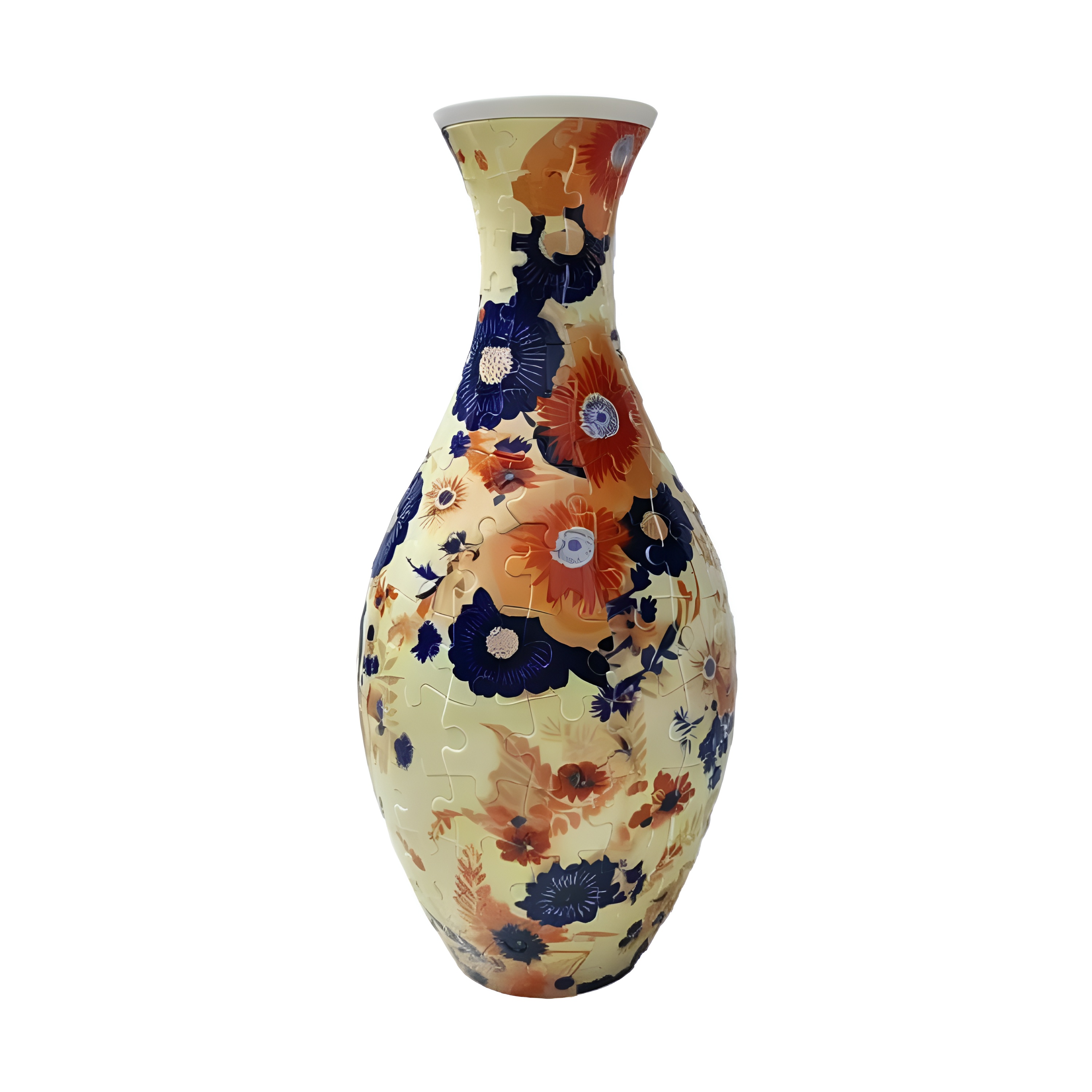 DIY 3D Puzzle Flower Vase Decorative Floral Container