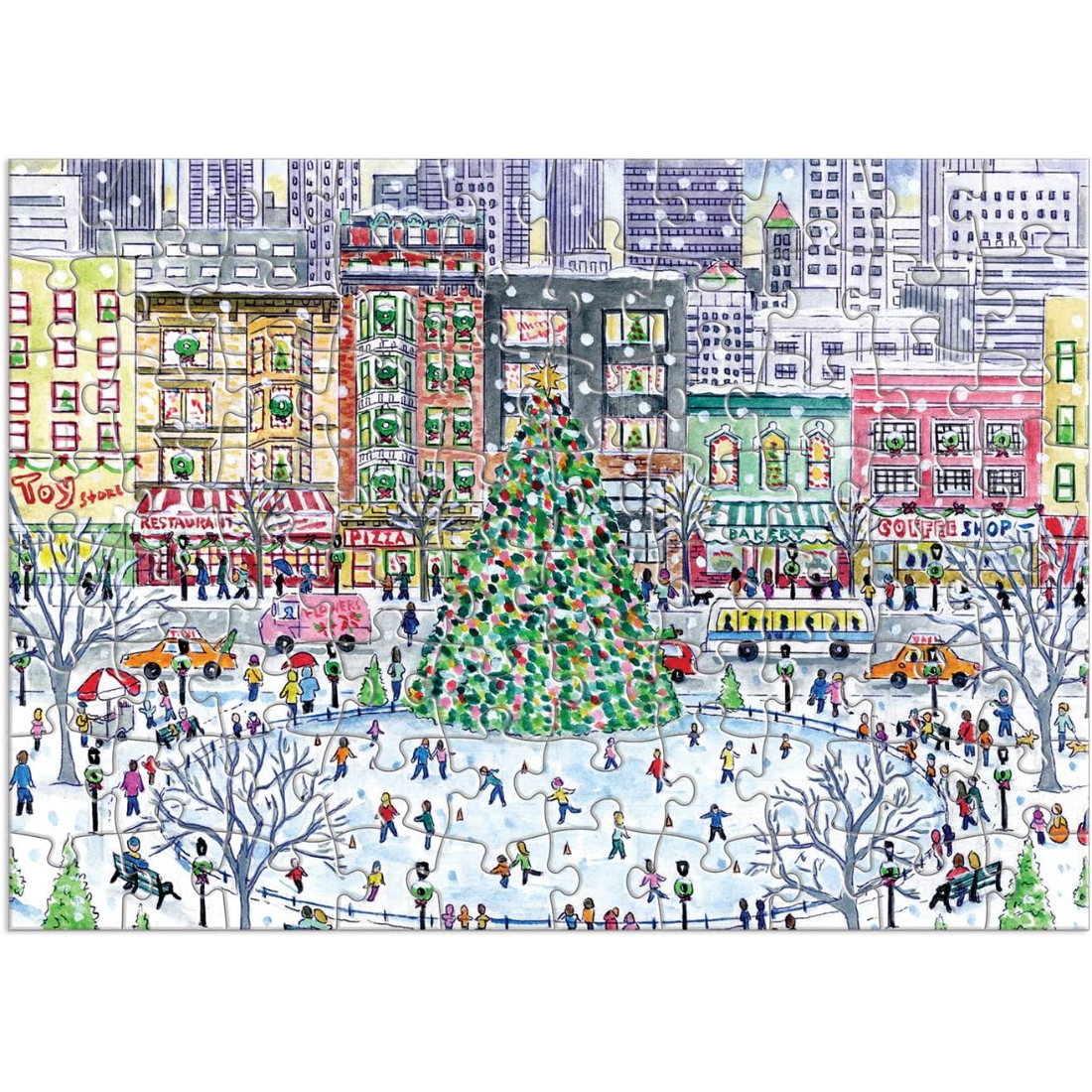 Winter Lights Christmas Countdown 12 Days of Puzzles