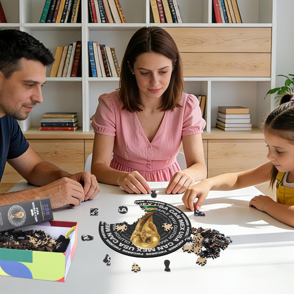 Pack Of 200 FIFA 2026 Football Jigsaw Wooden Puzzle For Adults