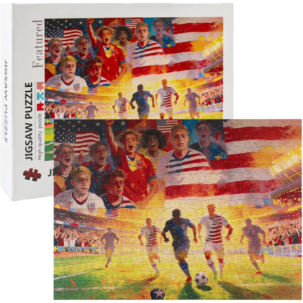 FIFA 2026 USA Soccer World Cup Puzzle Set Of 1000 Pieces