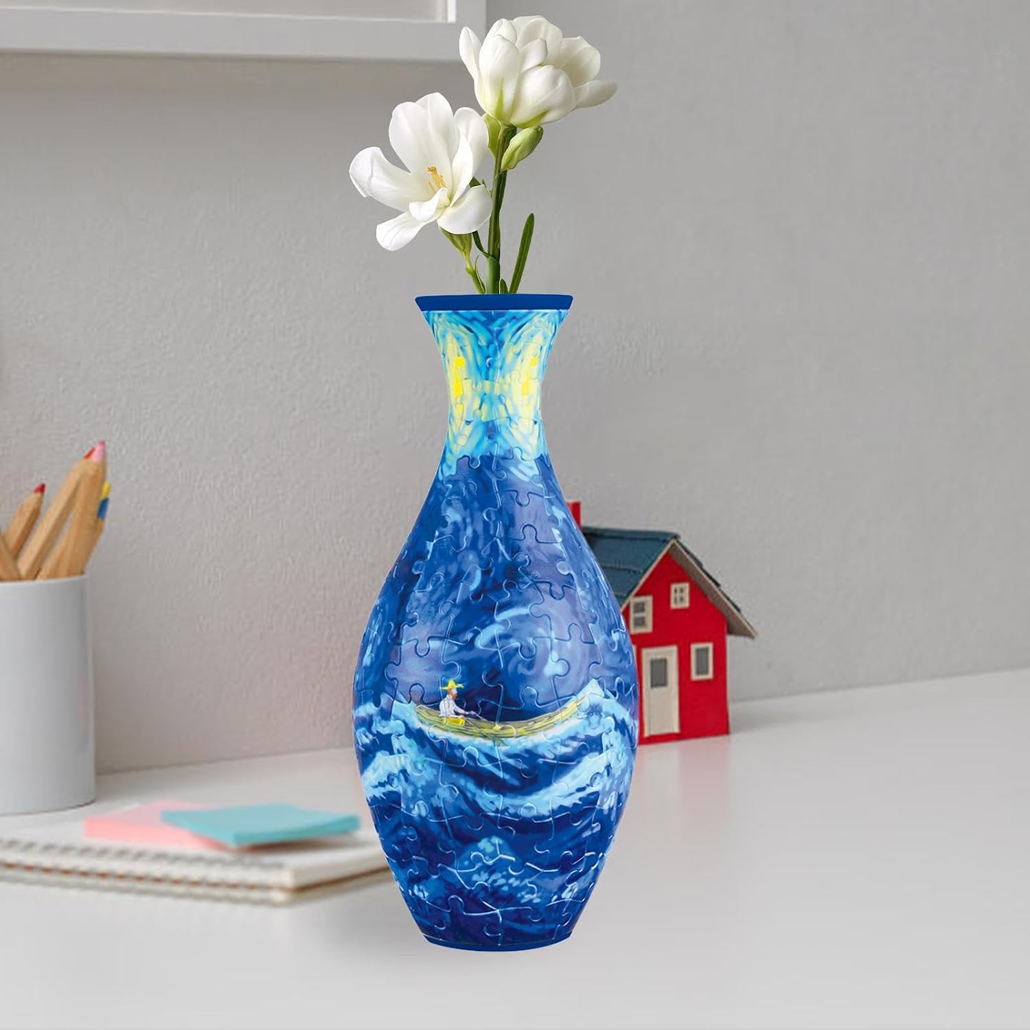 160 Pieces 3D Puzzles Vase DIY 4D Jigsaw Vase Puzzle