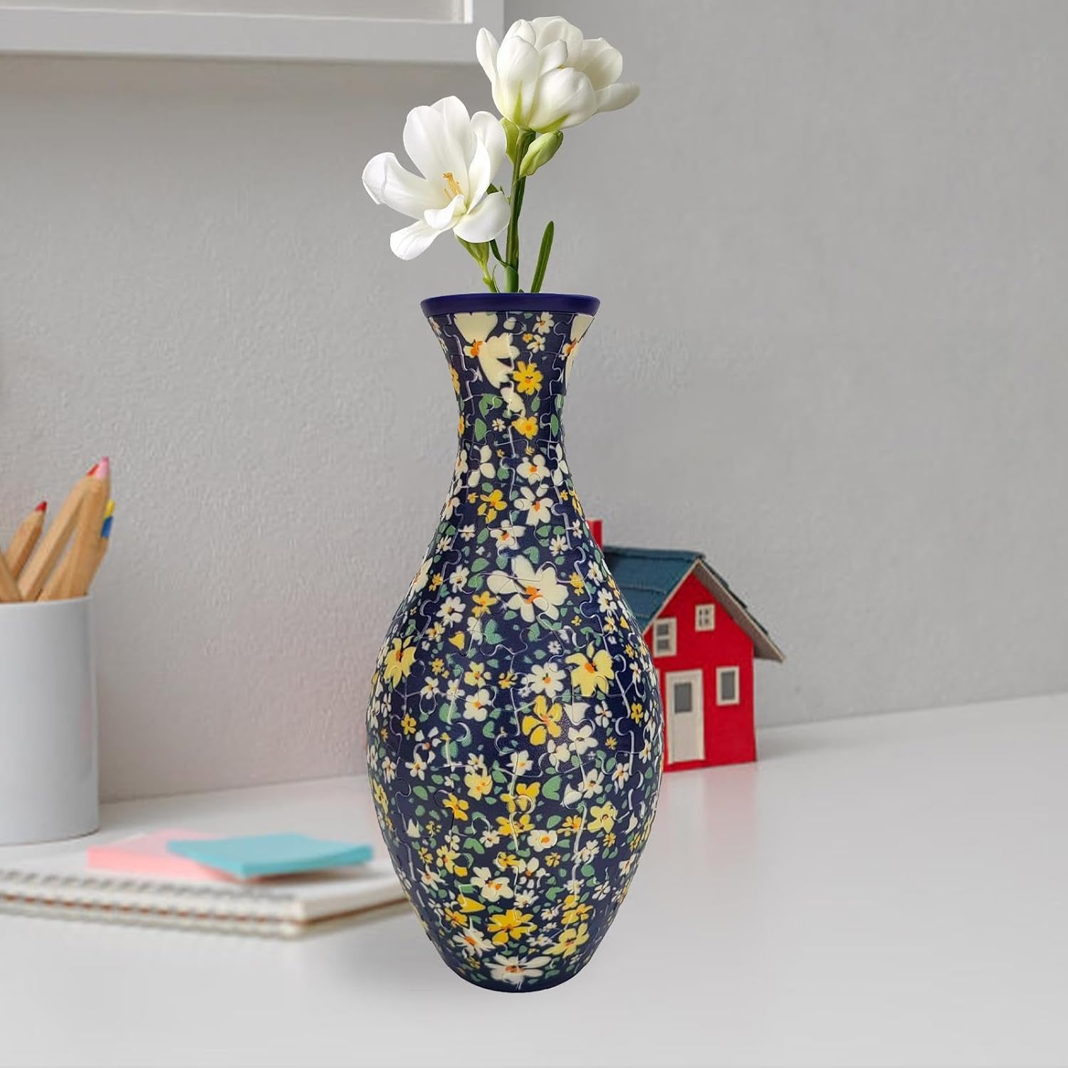 DIY 3D Puzzle Flower Vase 
