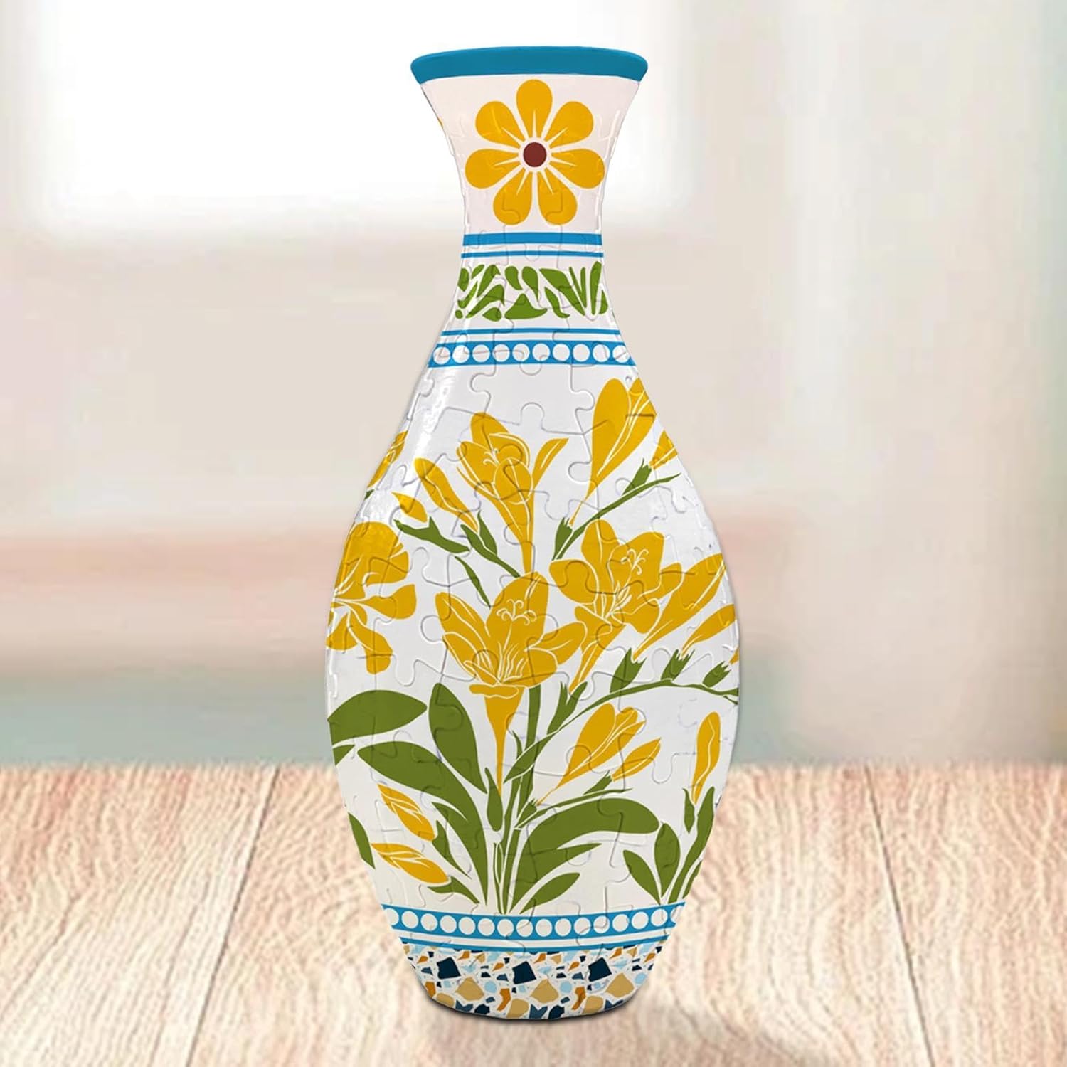 60Pcs DIY 3D Vase Puzzle 