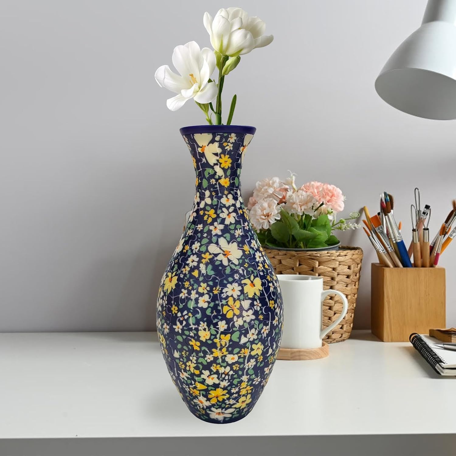 DIY 3D Puzzle Flower Vase 