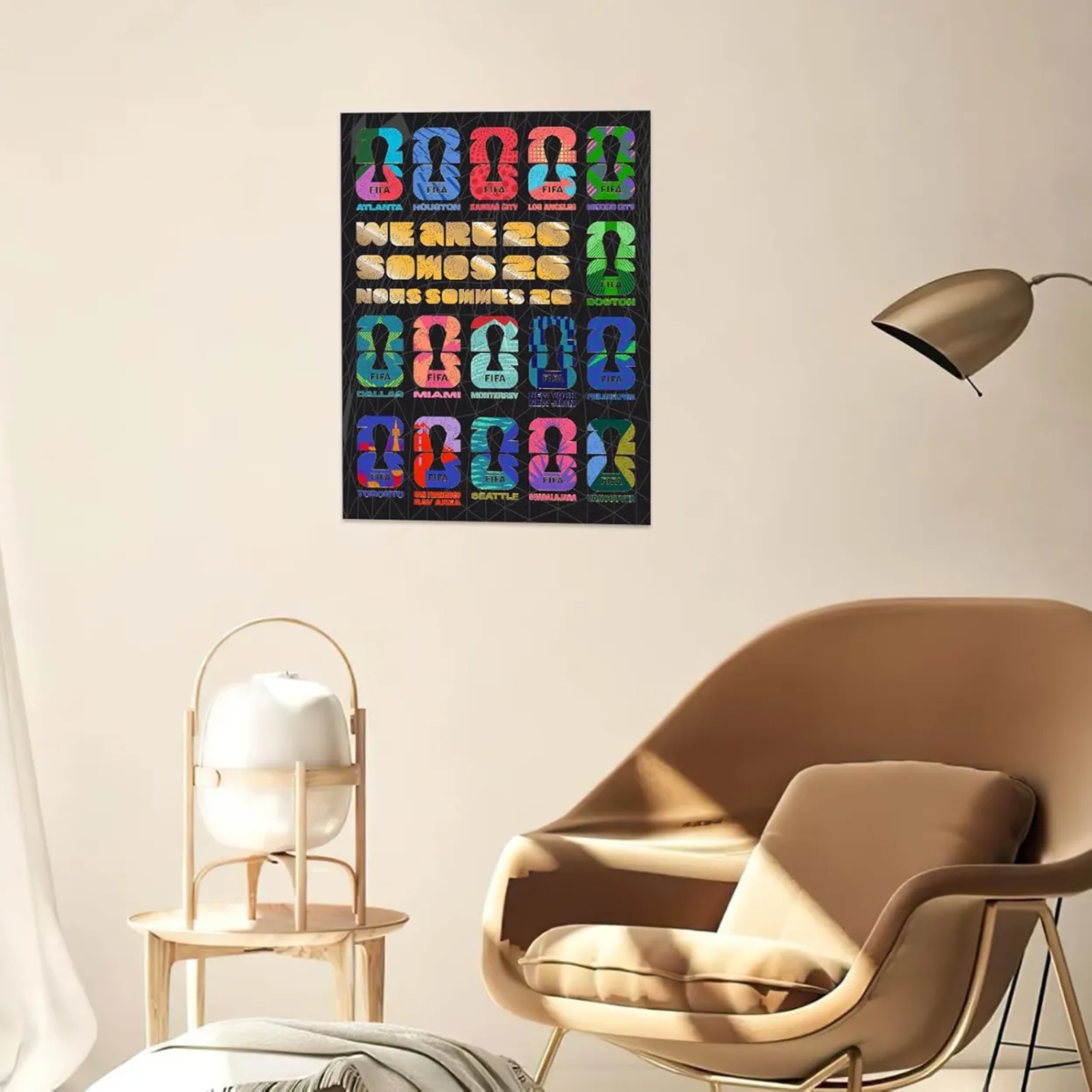 300 Pieces FIFA 2026 Host Cities Wooden Puzzle 