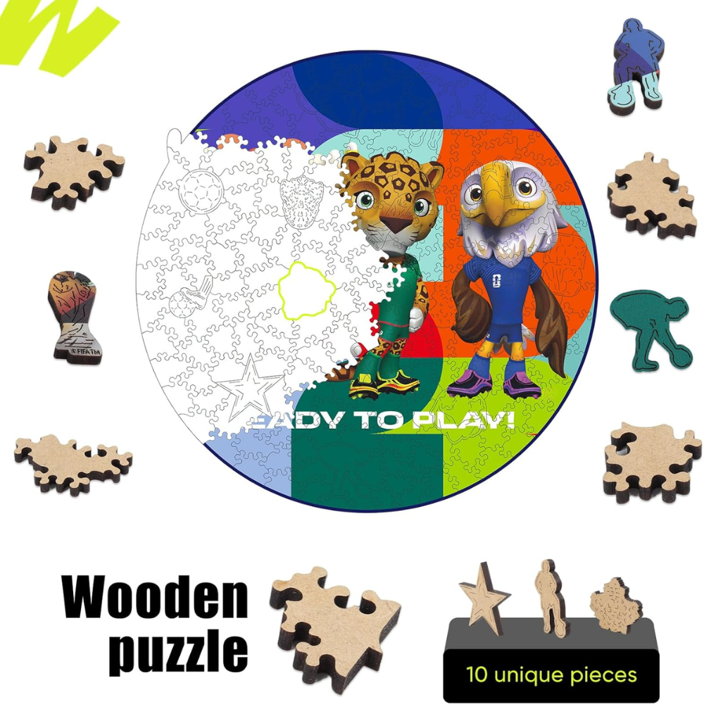 Official FIFA 2026 Wooden Jigsaw Puzzle Pack Of 200 Pieces