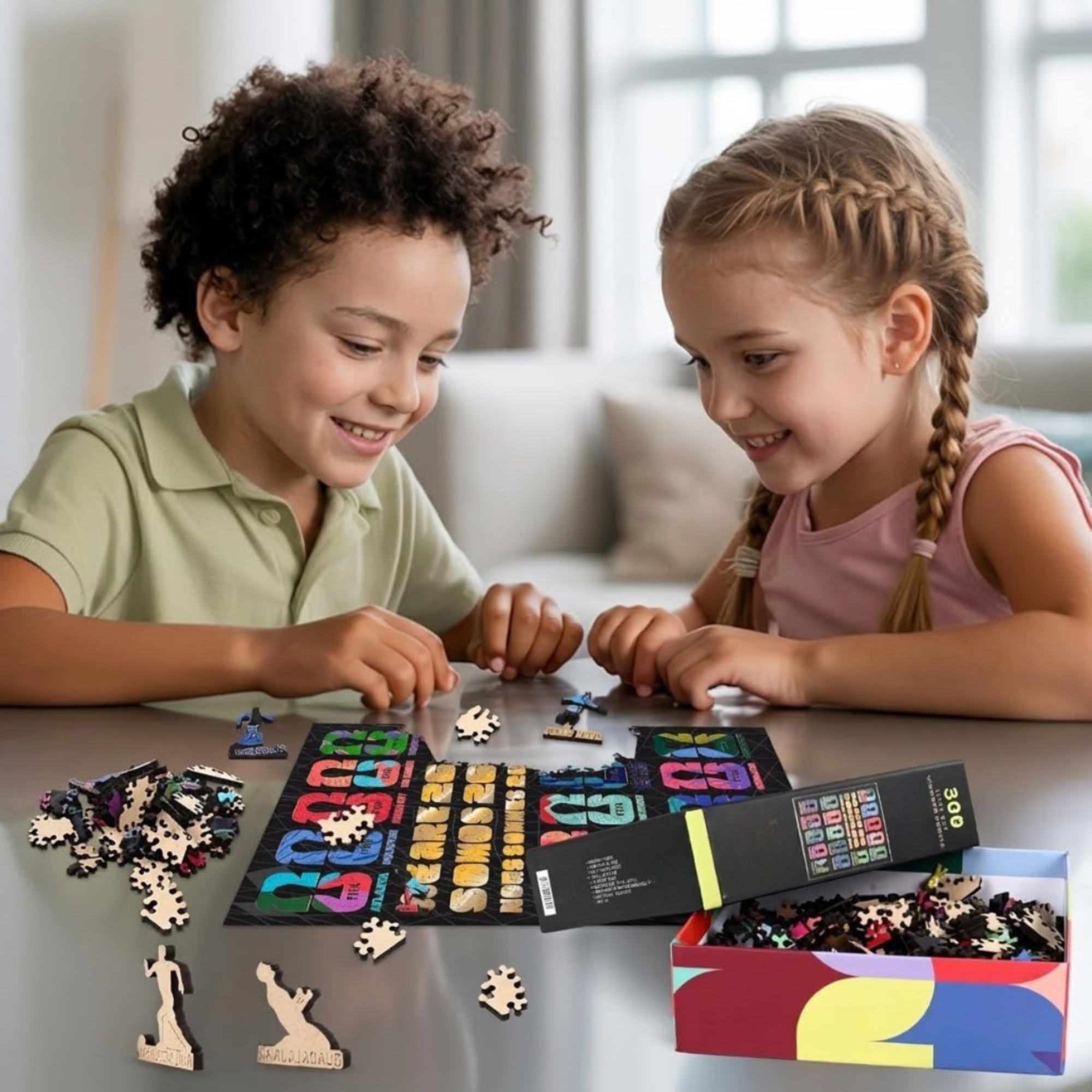 300 Pieces FIFA 2026 Host Cities Wooden Puzzle 