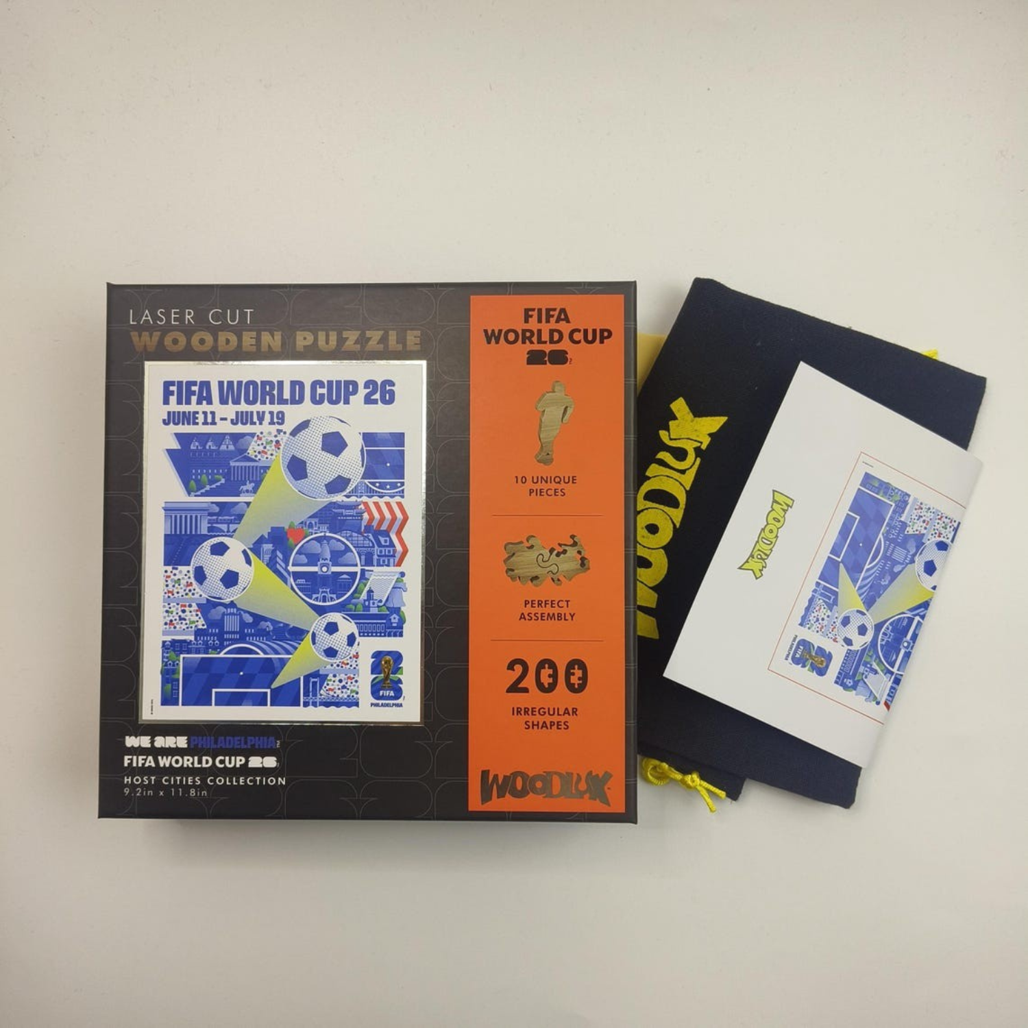 FIFA World Cup 2026 Philadelphia Wooden Puzzle 200 Pieces Set