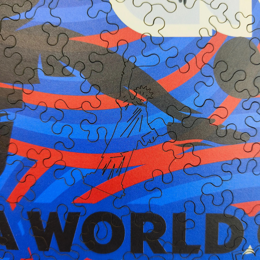 World Cup 2026 Official FIFA USA 200 Pcs Wooden Jigsaw Puzzle