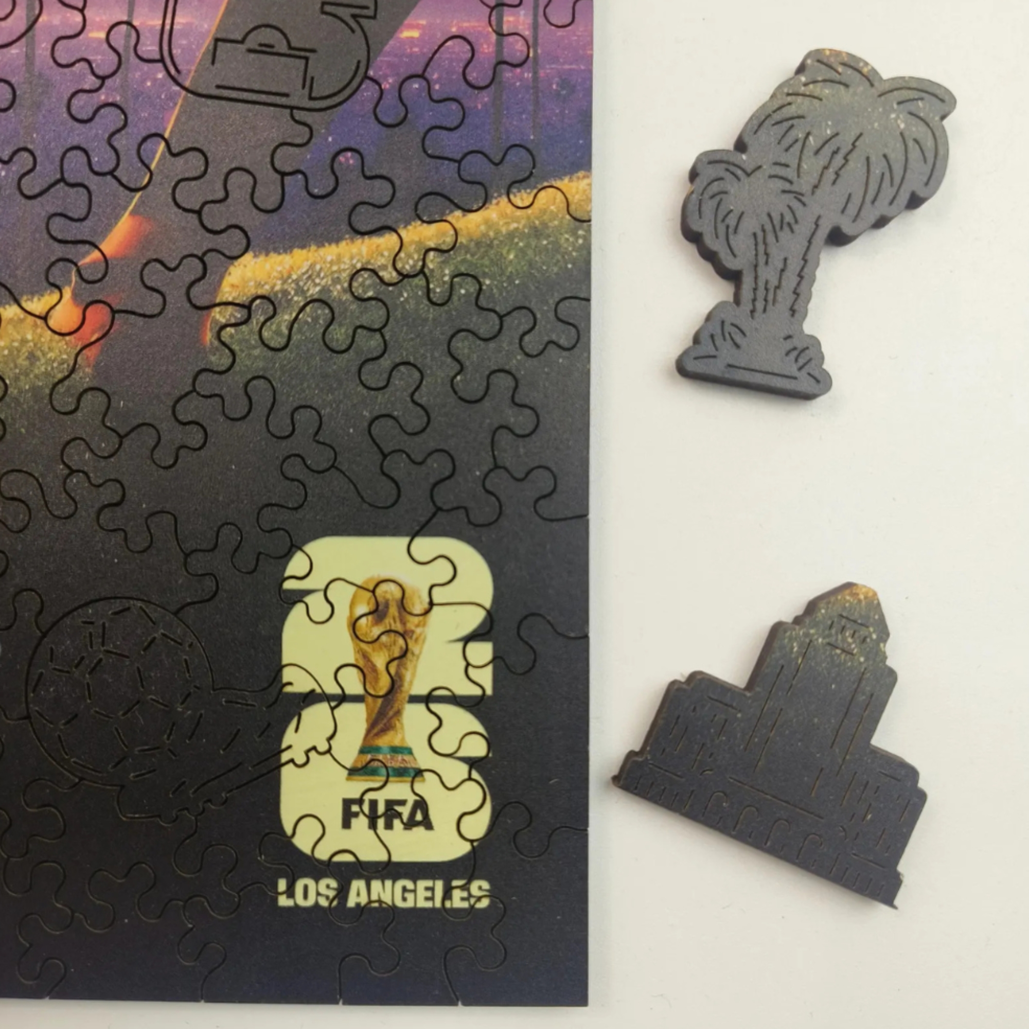Official FIFA World Cup 2026 Los Angeles Wooden Jigsaw Puzzle