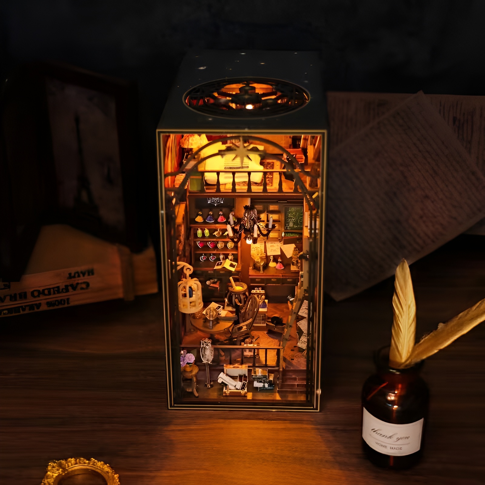 Magic House Mini Book Nook Wooden Model Kit