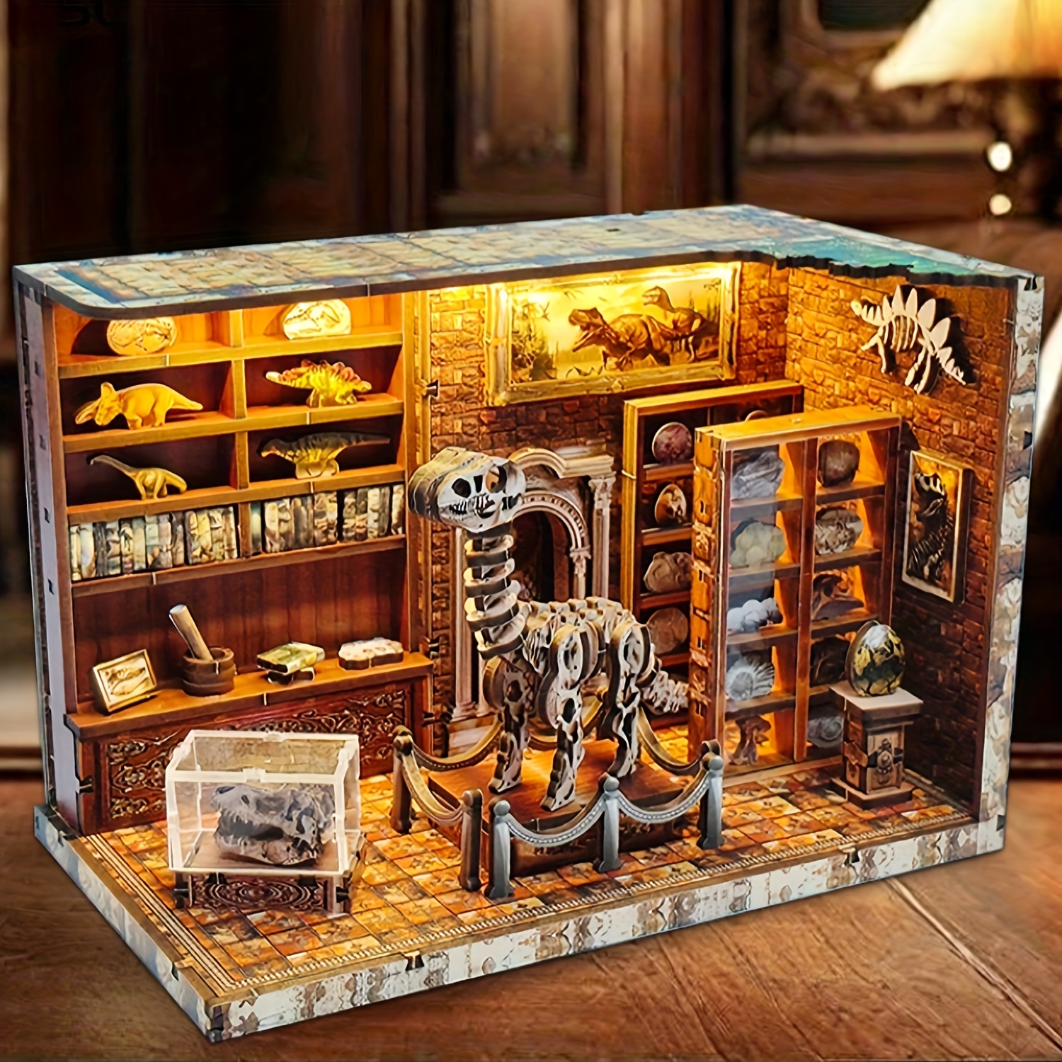 DIY 3D Book Nook Kit Mini Bookend Model