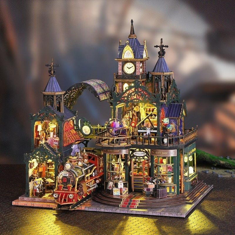 Miniature Dollhouse Book Corner Kit