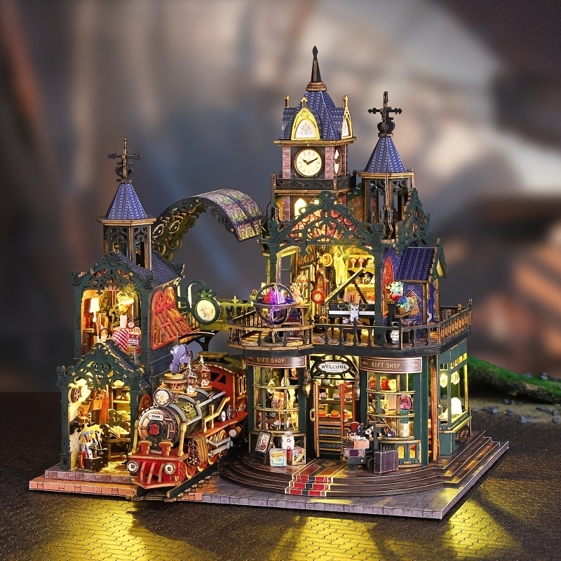 Miniature Dollhouse Book Corner Kit