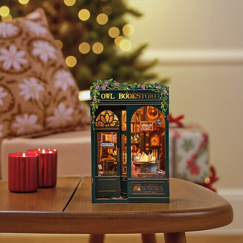 3D Magic Style Wooden And Book Nook Kit Puzzle Building DIY Block