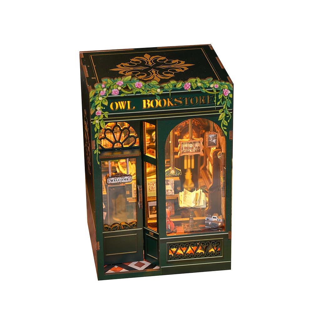 3D Magic Style Wooden And Book Nook Kit Puzzle Building DIY Block