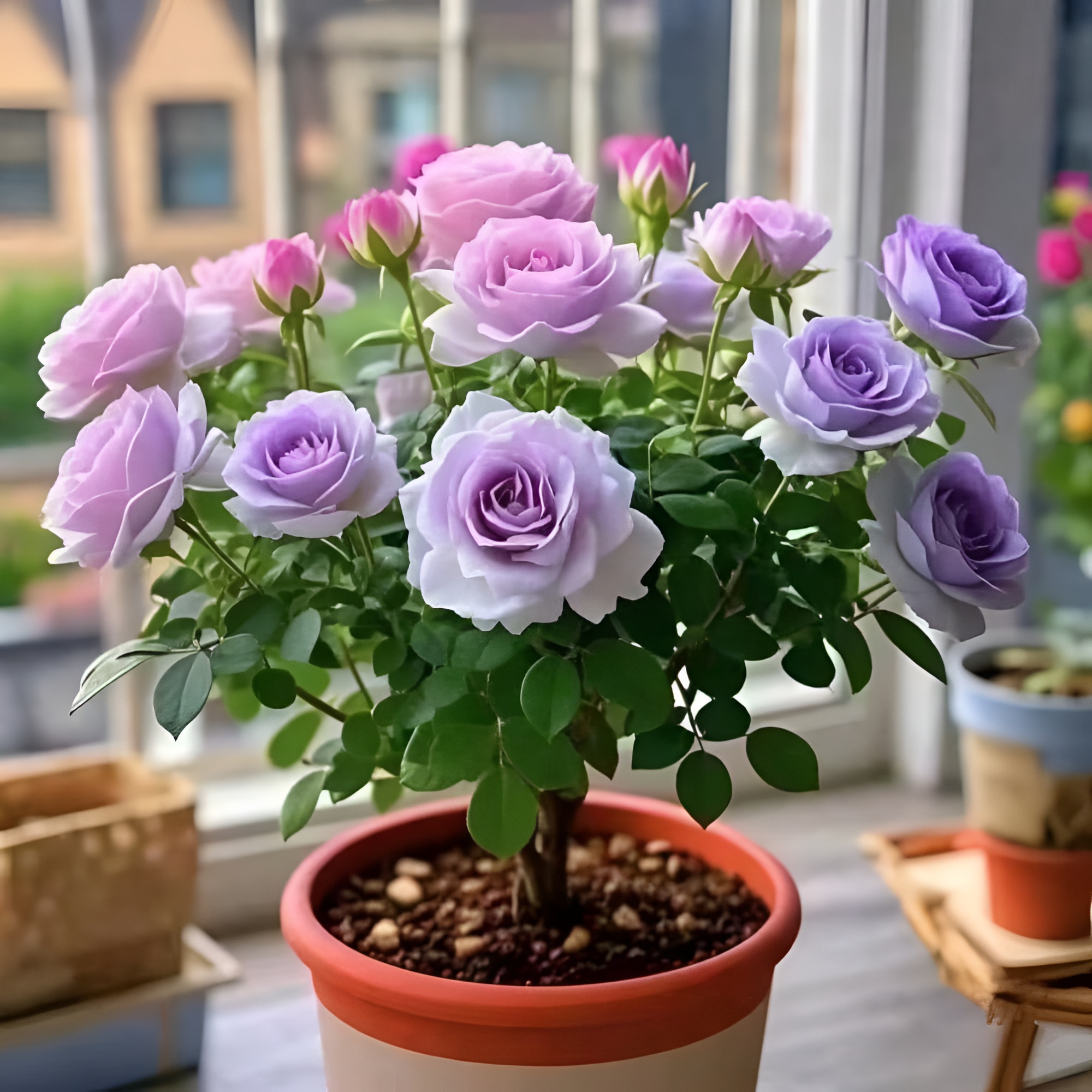 Four Seasons Blooming Large Rose Plant Seeds For Garden Potted Flowers