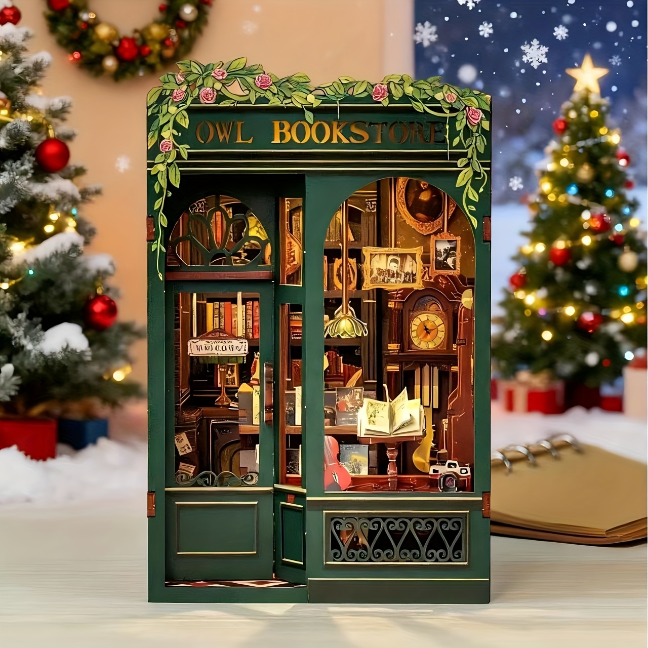 3D Magic Style Wooden And Book Nook Kit Puzzle Building DIY Block