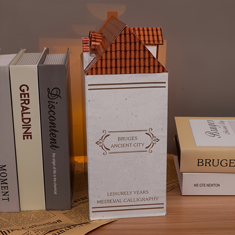 DIY 3D Bruges City Book Nook Book Stand