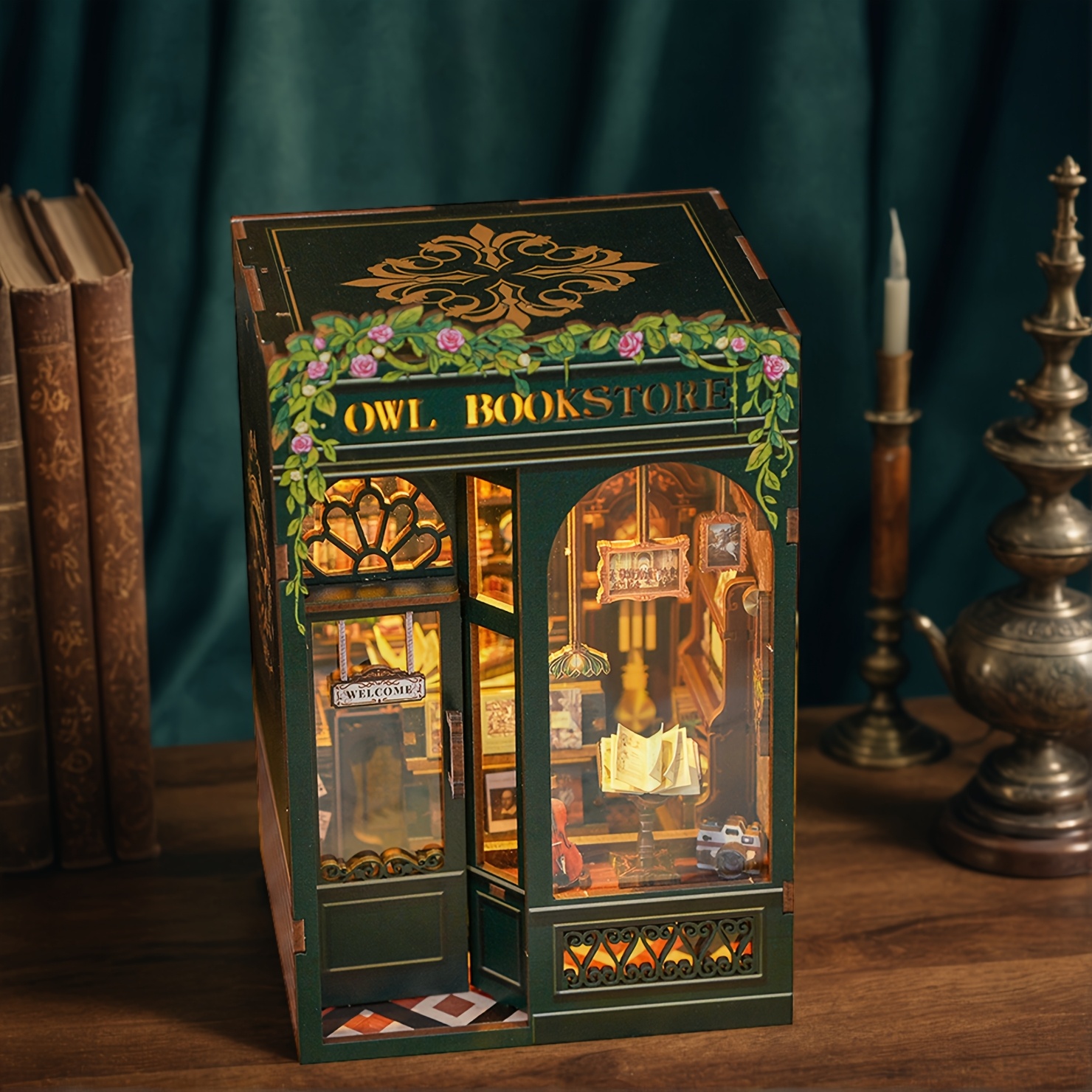 Charming Bookstore DIY Book Nook Kit