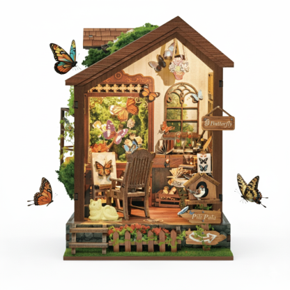 Butterfly House DIY Book Nook Kit