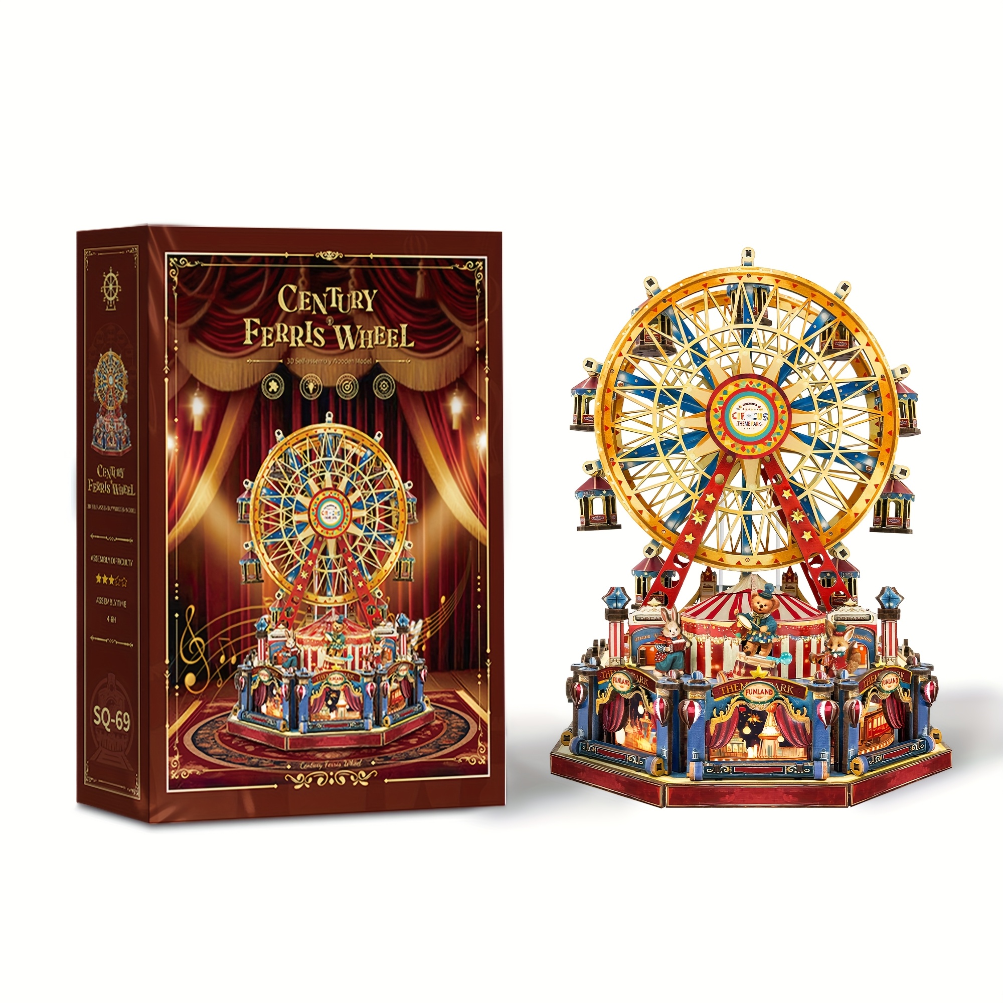 Century Ferris Wheel DIY 3D Model Kit 