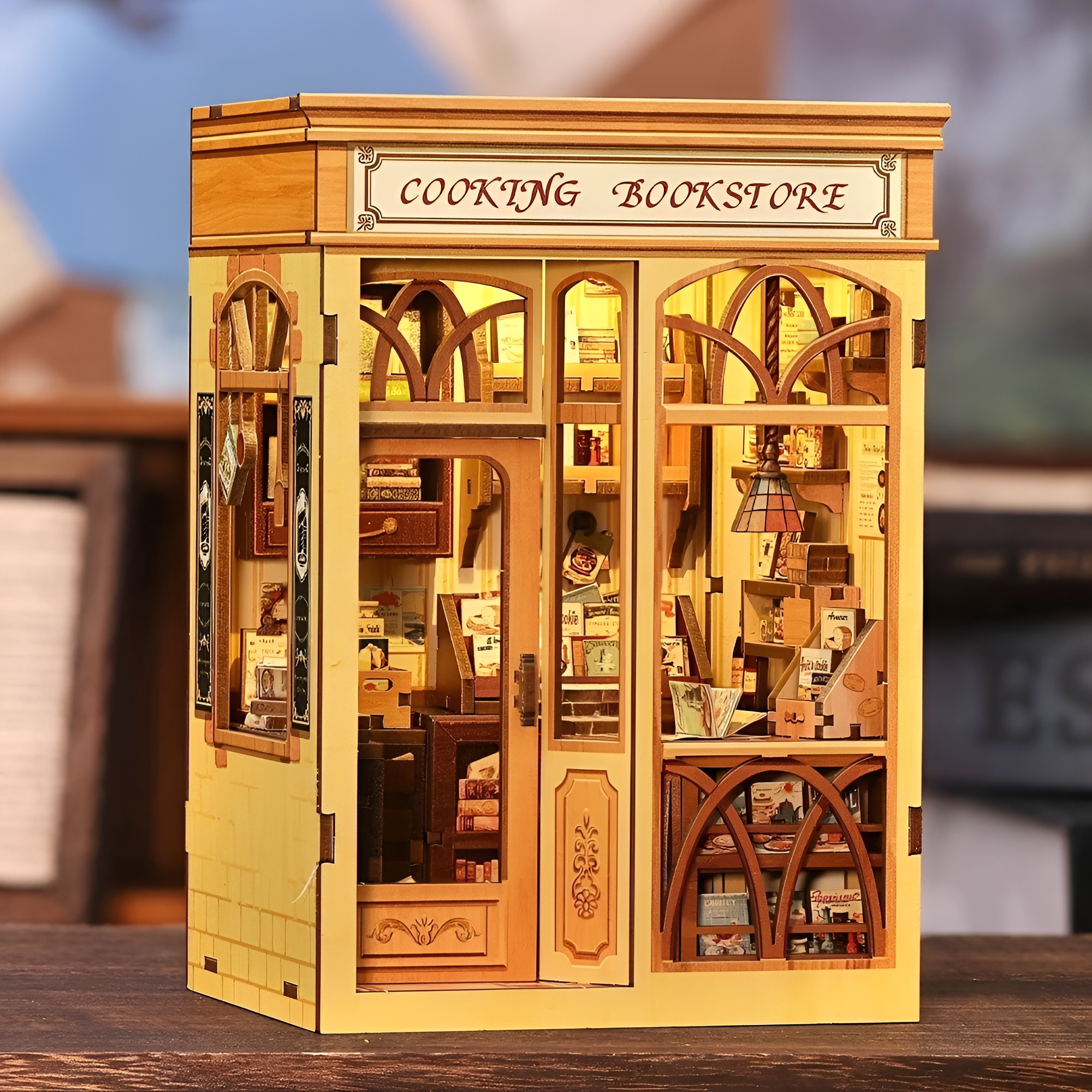 Cooking Bookstore DIY Book Nook Kit