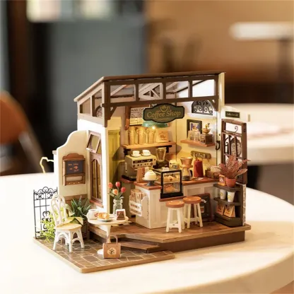 Cozy Coffee Shop 3D Wooden Puzzle