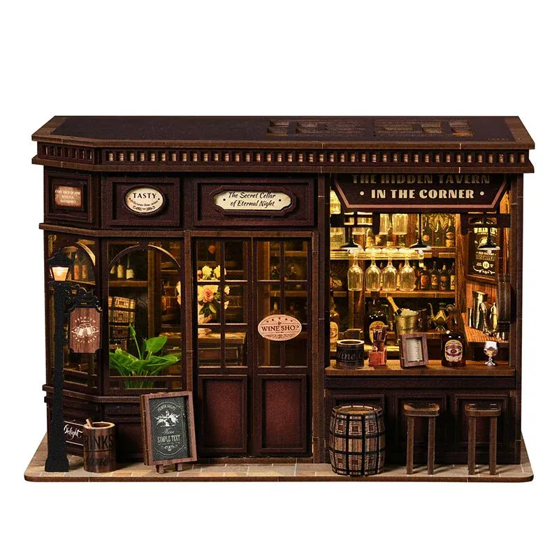 DIY Miniature Corner Tavern