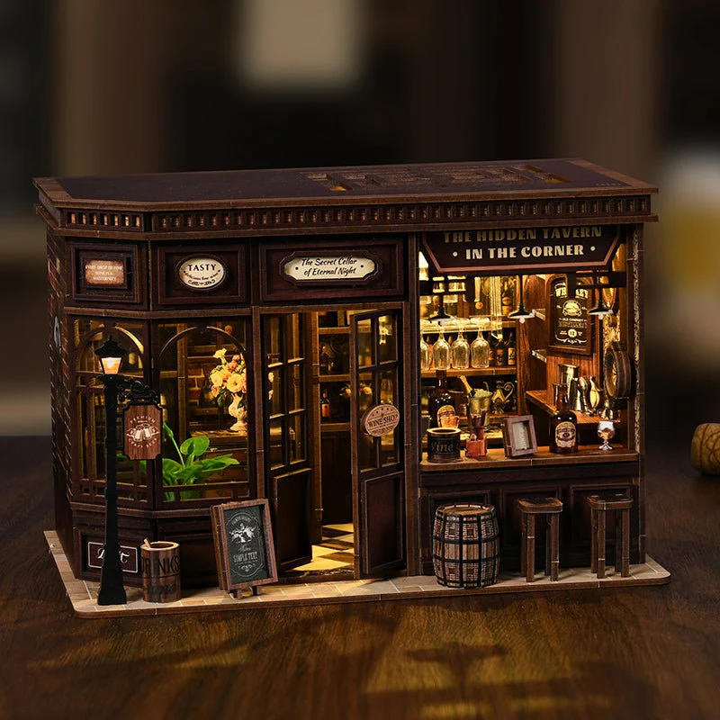 DIY Miniature Corner Tavern