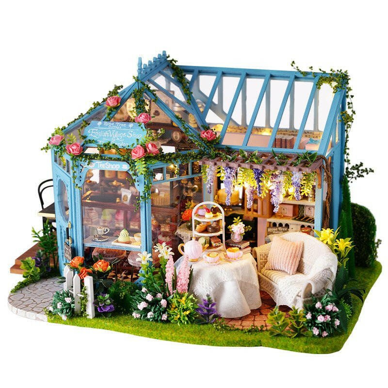 DIY Miniature Rose Garden Tea House
