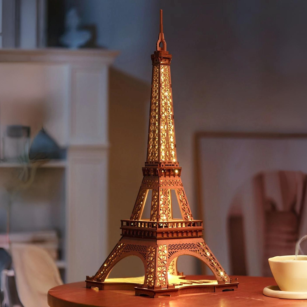 Evening At The Eiffel Tower 3D Wooden Puzzle
