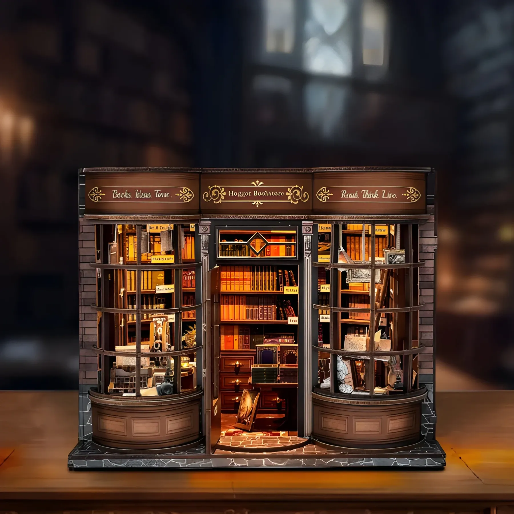 Hoggor Bookstore DIY Book Nook Kit