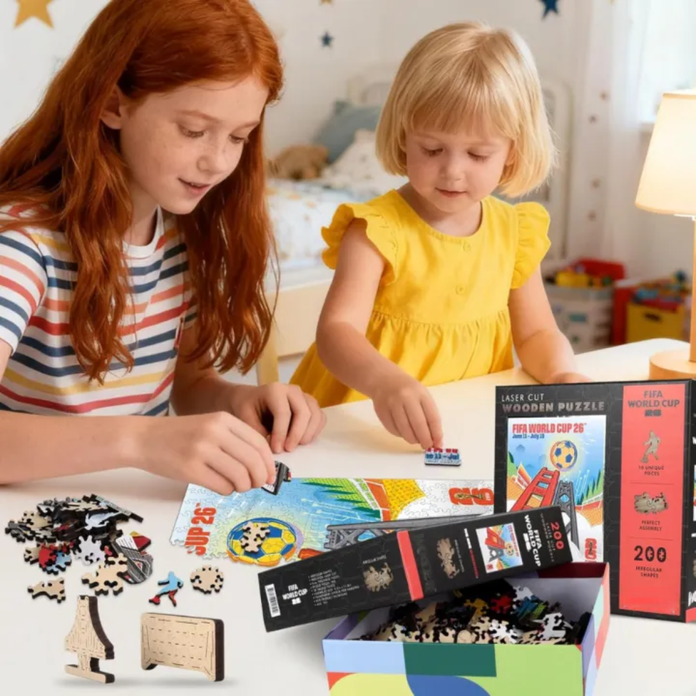 FIFA World Cup 2026 Collectible Wooden Puzzle Pack Of 200 Pieces