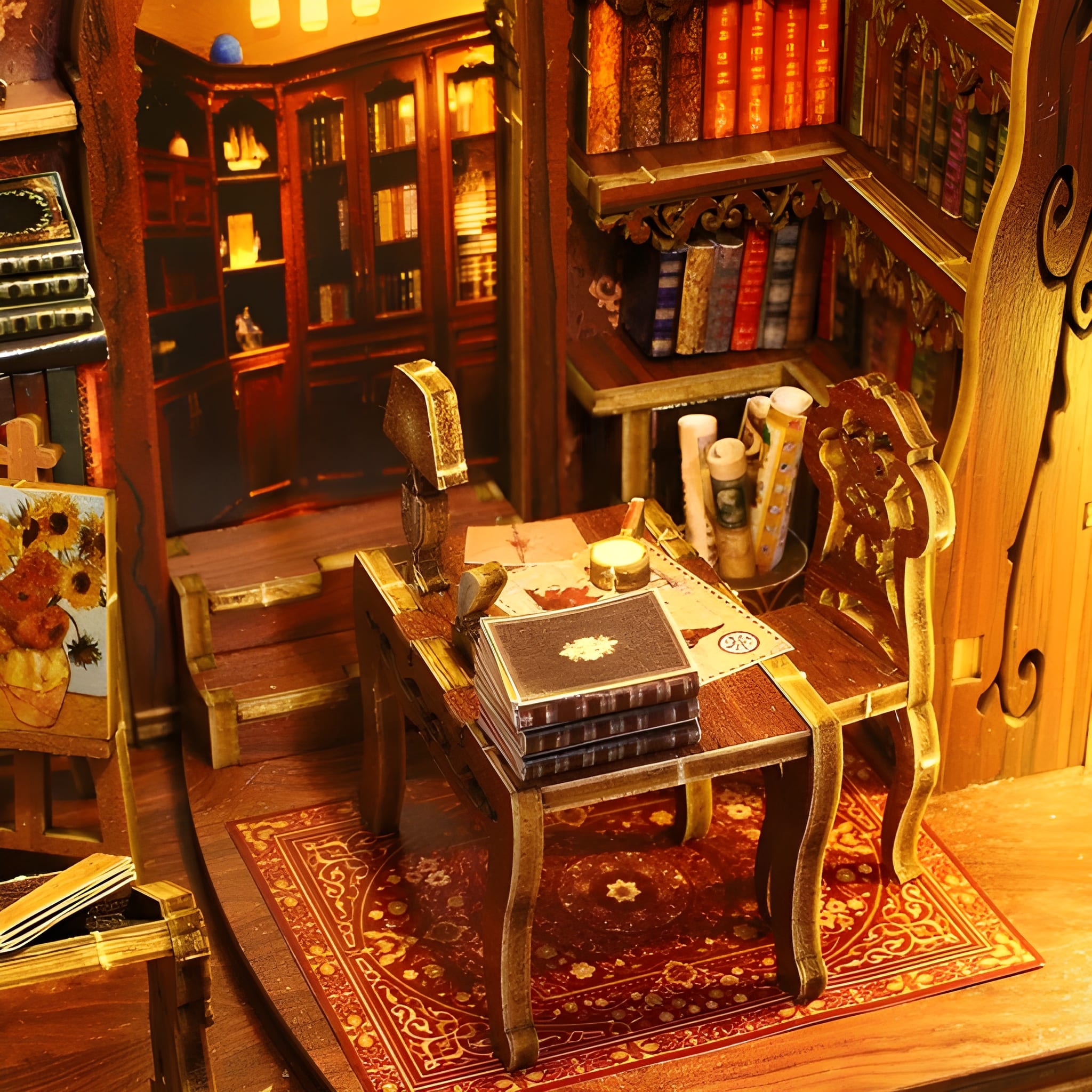 Library Nook DIY Book Nook Kit