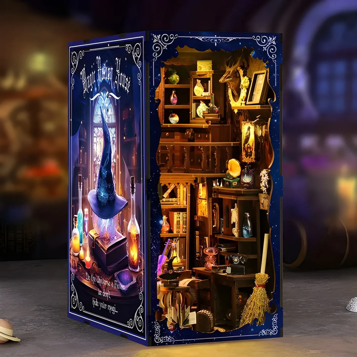 Magic Study House DIY Book Nook Kit