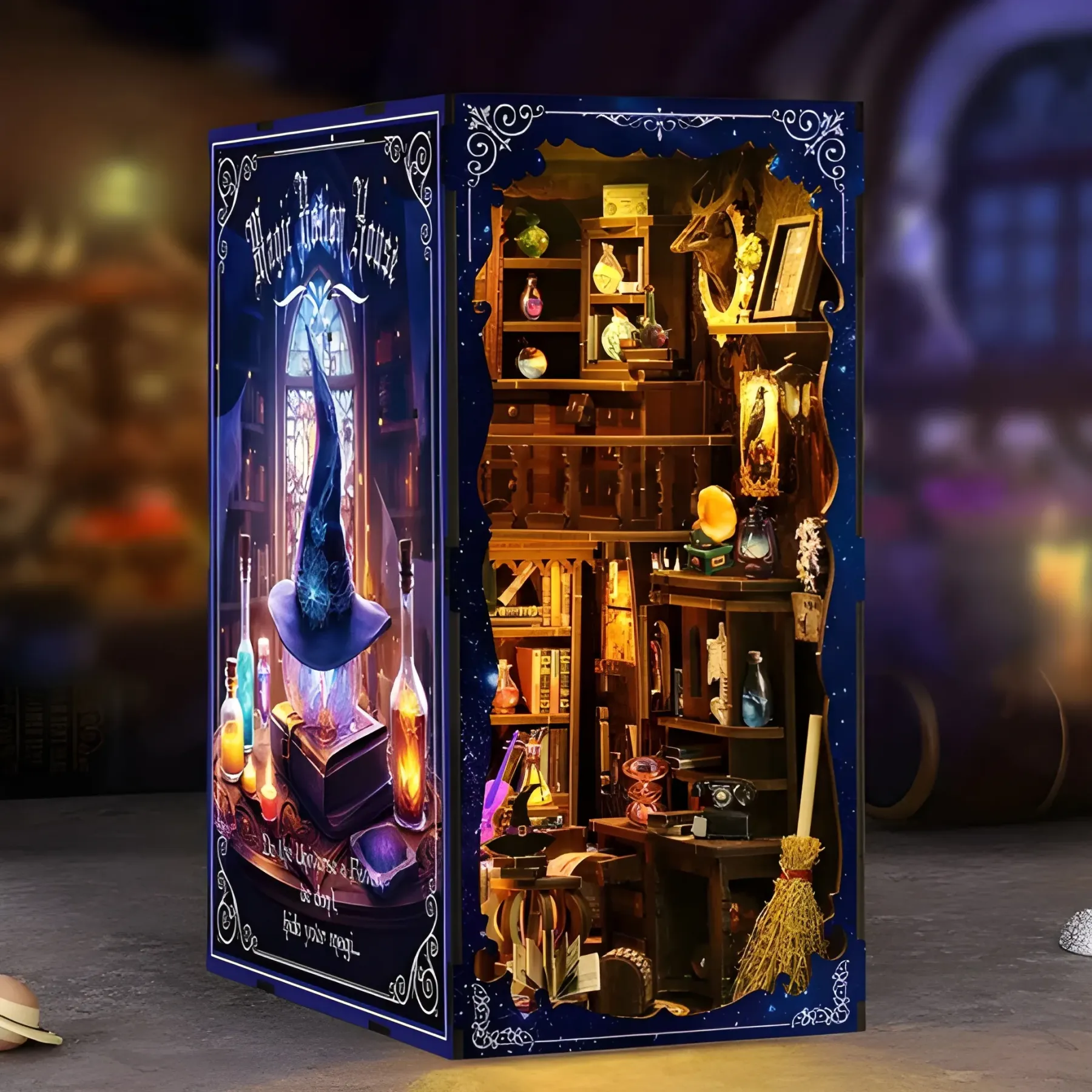 Magic Study House DIY Book Nook Kit