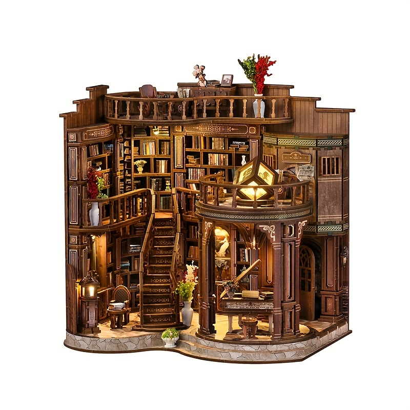 Miniature Dollhouse Book Corner Kit 