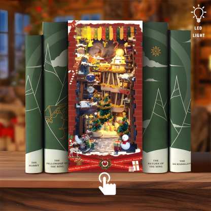 Moonlight Christmas DIY Book Nook Kit