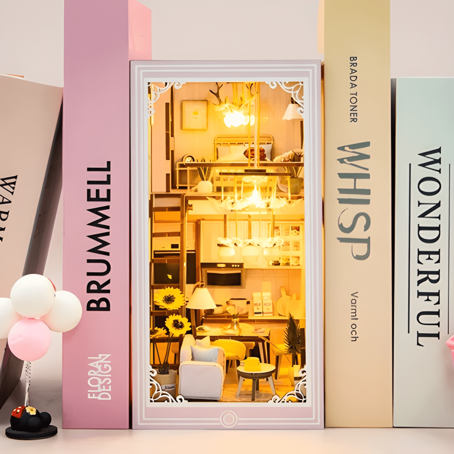 Pink Loft DIY Book Nook Kit