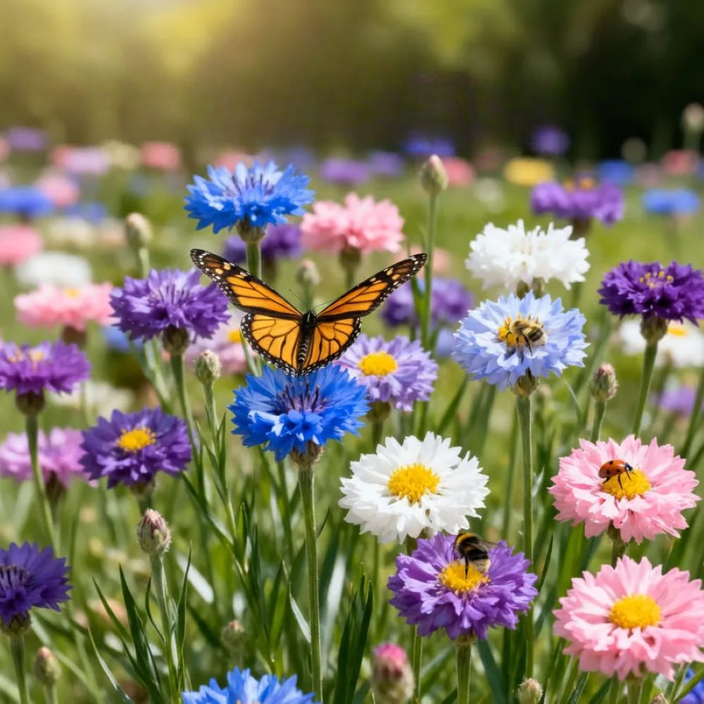 Premium Cornflower Seeds 400 Seeds